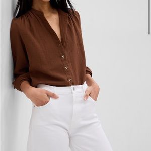Gap Crinkle Gauze Shirt